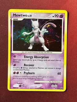 MEWTWO 9/100 Majestic Dawn HOLO SWIRL + BLEED rare Pokemon TCG card NM - Image 1