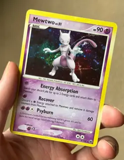 MEWTWO 9/100 Majestic Dawn HOLO SWIRL + BLEED rare Pokemon TCG card NM - Image 2