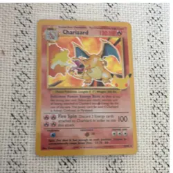 Pokemon TCG Charizard Base Set Holo Rare Card 4/102 English Stage 2 120 HP - Image 1