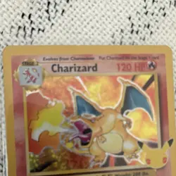 Pokemon TCG Charizard Base Set Holo Rare Card 4/102 English Stage 2 120 HP - Image 5