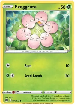 Exeggcute - 001/172 - Common NM, English Pokemon Brilliant Stars - Image 1
