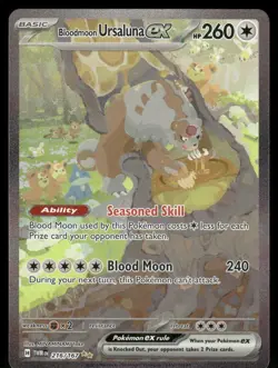 Pokemon Cards Bloodmoon Ursaluna ex 216/167 Twilight Masquerade NM - Image 1