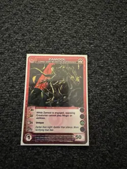 Zamool Lord Van Bloot's Enforcer Ultra Rare Chaotic TCG Card LP - Image 1