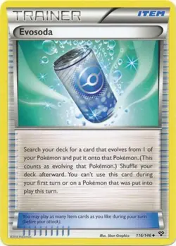 Evosoda - 116/146 - Uncommon NM, English Pokemon XY Base Set - Image 1
