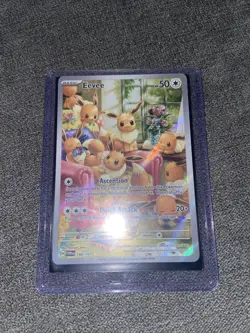 Pokemon Eevee TCG Scarlet & Violet Twilight Masquerade Illustration Card 188/167 - Image 1