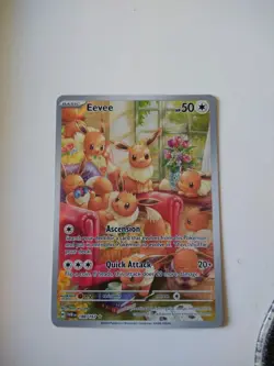 Pokemon Eevee TCG Scarlet & Violet Twilight Masquerade Illustration Card 188/167 - Image 1