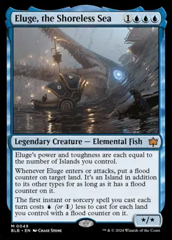 ELUGE, THE SHORELESS SEA Mythic Bloomburrow NM MTG - Image 1