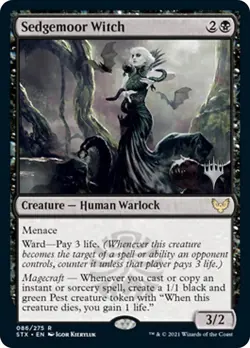 Magic: The Gathering | Sedgemoor Witch | Promo Pck: Strixhaven | NM - Image 1