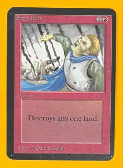 MTG STONE RAIN Alpha (OldManMTG 013-042) - Image 1