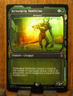 MTG🌳 Scrounging Deathclaw - ( Showcase Foil ) Fallout NEAR MINT😍 - Image 3