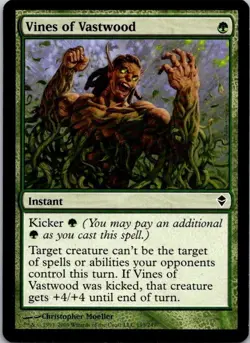 Lot of 2 MTG Magic The Gathering Vines of Vastwood Zendikar See Scans - Image 1