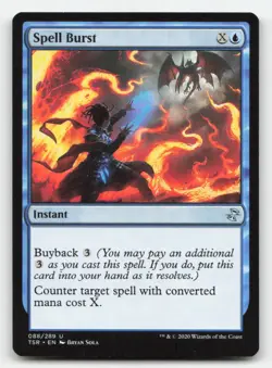 Spell Burst 88 Uncommon Time Spiral: Remastered Magic: The Gathering Near Mint - Image 1