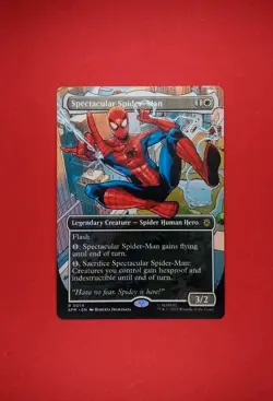 Spectacular Spider Man mtg Rare 014 Spider-Man Magic: The Gathering - Image 1