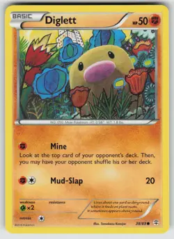Diglett 38/83 Common Generations Pokemon Near Mint - Image 1