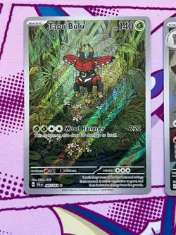 Pokemon TCG - Shrouded Fable - Tapu Bulu 065/064 & Houndoom 066/064 - IR - NM - Image 2