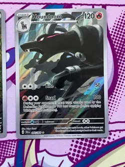 Pokemon TCG - Shrouded Fable - Tapu Bulu 065/064 & Houndoom 066/064 - IR - NM - Image 3