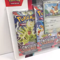 Pokemon TCG Obsidian Flames Booster 3 Pack Blister Triple Eevee New Sealed - Image 2