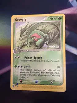 Pokemon TCG Grovyle Card #004 Black Star Promo Winner Stamp NM - Image 1