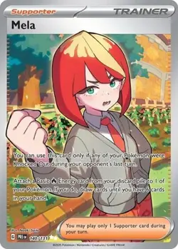 Mela (#140/131) - Holofoil SV - Prismatic Evolutions NM Pokemon - Image 1
