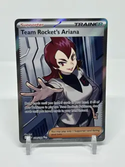 Pokemon TCG Team Rocket's Ariana 224/182 SV10: Destined Rivals Full Art NM - Image 1