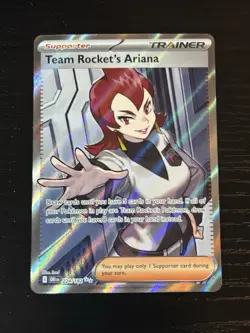 Pokemon TCG Team Rocket's Ariana 224/182 SV10: Destined Rivals Full Art NM - Image 3