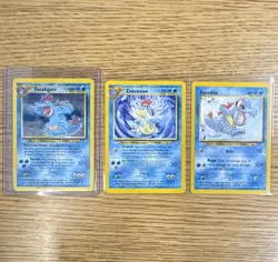 Pokemon Neo Genesis Feraligatr 5/111 Croconaw 34/111 Totodile 80/111 Lot 2000 - Image 1