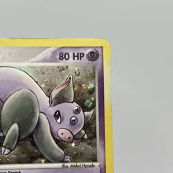Pokemon TCG Grumpig EX Dragon holo rare 6/97 2003 MP - Image 3