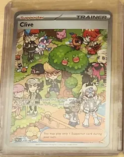 Pokemon Clive 236/091 SV: Paldean Fates Special Illustration Rare Holo - Image 1