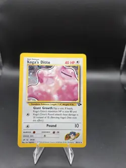 2000 Pokemon Gym Challenge Koga's Ditto Holo #10/132 - Image 1