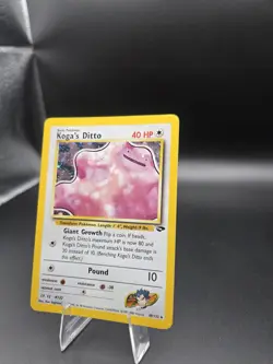 2000 Pokemon Gym Challenge Koga's Ditto Holo #10/132 - Image 5