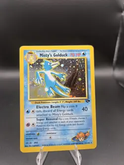 Pokemon TCG Misty's Golduck Gym Challenge 12/132 Holo Unlimited Rare - Image 1