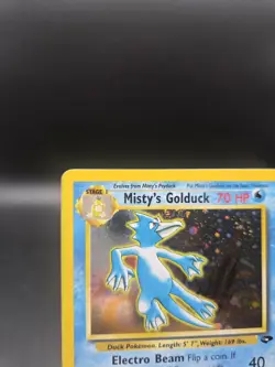 Pokemon TCG Misty's Golduck Gym Challenge 12/132 Holo Unlimited Rare - Image 2