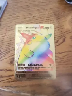 Pokemon Pikachu VMAX Secret Rare Holo Swsh04: Vivid Voltage 188/185 310HP 120+ - Image 1