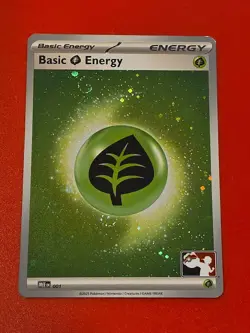 3x Swirls - Pokemon Grass Energy MME 001 Cosmos Holo Play Prize Pack Series 8 - Image 1