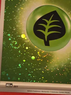 3x Swirls - Pokemon Grass Energy MME 001 Cosmos Holo Play Prize Pack Series 8 - Image 2
