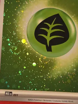 3x Swirls - Pokemon Grass Energy MME 001 Cosmos Holo Play Prize Pack Series 8 - Image 3
