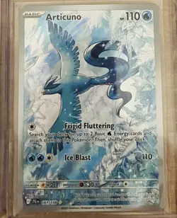 Pokemon Articuno 161/159 Sv09 Journey Together Illustration Rare Full Art Holo - Image 1