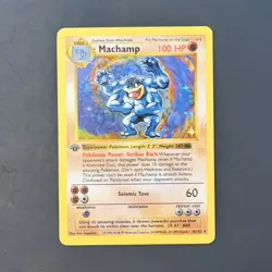 *Shadowless* Vintage Machamp 8/102 - Pokemon Base Set - 1st Edition Holo Rare - Image 1