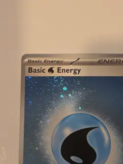 3x Swirls - Pokemon Basic Water Energy Cosmos Holo MEE 003 Prize Play Pack 8 - Image 3