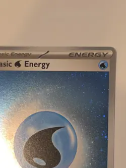 3x Swirls - Pokemon Basic Water Energy Cosmos Holo MEE 003 Prize Play Pack 8 - Image 4