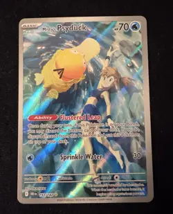 Pokemon Misty's Psyduck 193/182 Sv10: Destined Rivals Illustration Rare Holo - Image 1