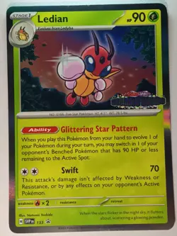 Ledian (Prerelease) [Staff] 133 Holo Promo Scarlet & Violet Promo Pokemon NM - Image 1