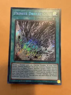 Yugioh Primite Drillbeam BLMM-EN173 Secret Rare 1st Ed Near Mint - Image 1