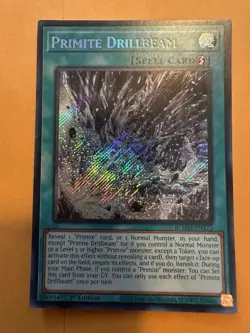 Yugioh Primite Drillbeam BLMM-EN173 Secret Rare 1st Ed Near Mint - Image 3