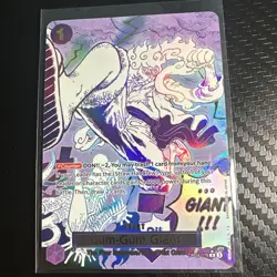 One Piece Gum-Gum Giant OP09-078 Alternate Alt Art Manga Event - Image 1