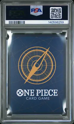 2025 ONE PIECE JAPANESE OP11-A FIST OF DIVINE SPEED #005 LUFFY-TAROU PSA 10 - Image 2