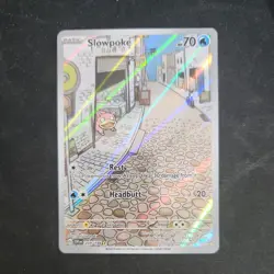 Pokemon Slowpoke 204/198 Illustration Rare Holo SV01 Scarlet & Violet Base Card - Image 1