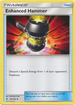 Enhanced Hammer - 124/145 - Uncommon LP, English Pokemon Guardians Rising - Image 1