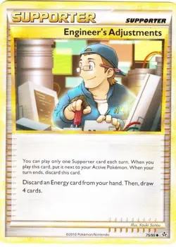 Engineer's Adjustments - 75/95 - Uncommon NM, English Pokemon Unleashed - Image 1