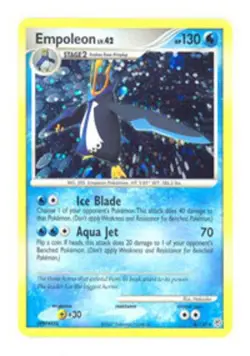 Empoleon - 4/130 - Holo Rare PL/MP, English Pokemon Diamond and Pearl - Image 1